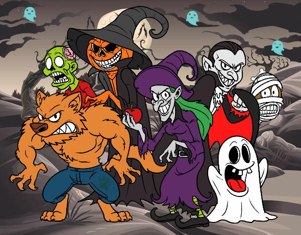 Monstruos de Halloween