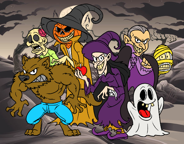 Monstruos de Halloween