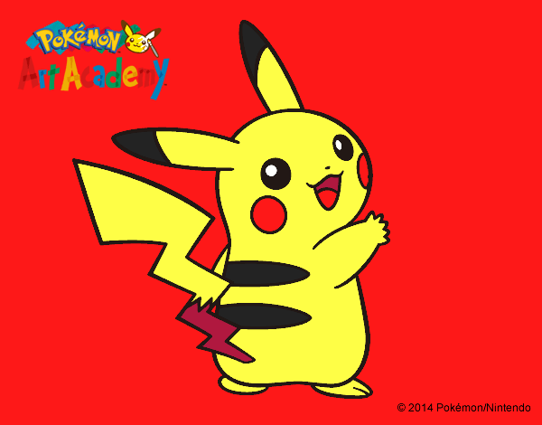 Pikachu de espaldas