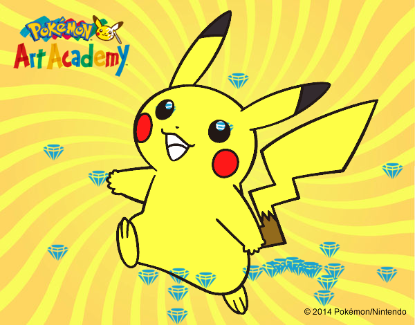 Pikachu en Pokémon Art Academy