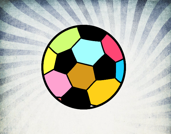 Dibujo Una pelota de fútbol pintado por Lucia626