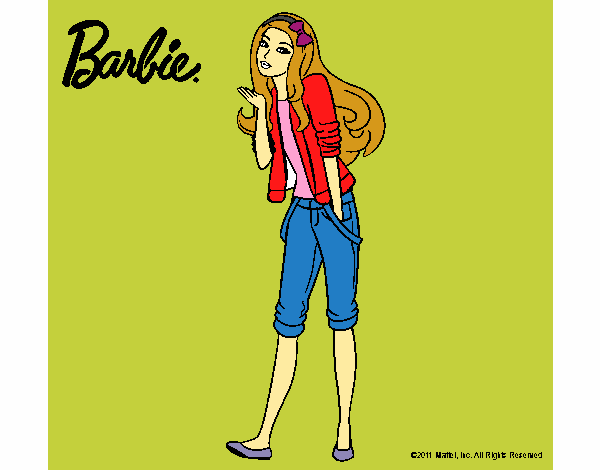 Barbie con look casual