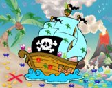 Barco de piratas