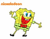 Bob Esponja saludando