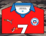 Camiseta del mundial de fútbol 2014 de Chile