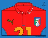 Camiseta del mundial de fútbol 2014 de Italia