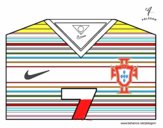 Camiseta del mundial de fútbol 2014 de Portugal