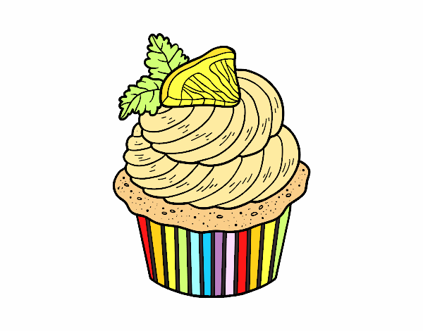 cupcake de limón