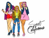 Dibujo El grupo Sweet California pintado por the-lindas
