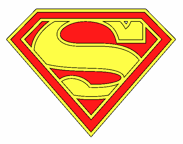 Dibujo de Escudo de Superman pintado por en Dibujos.net el día 04-11-16 ...