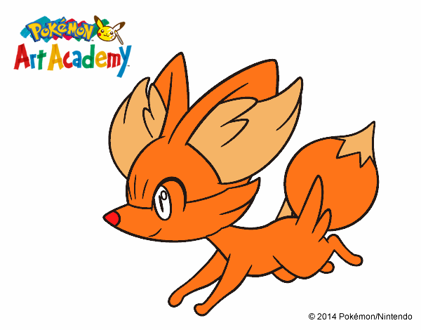 Fennekin corriendo