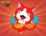 Jibanyan feliz