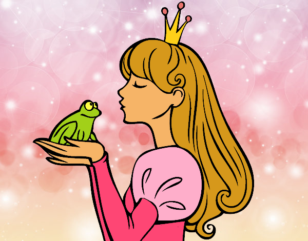 Dibujo La princesa y la rana pintado por camilipu25