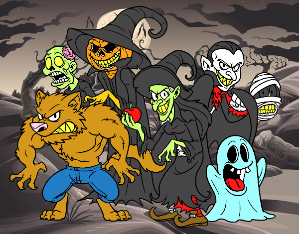 Monstruos de Halloween