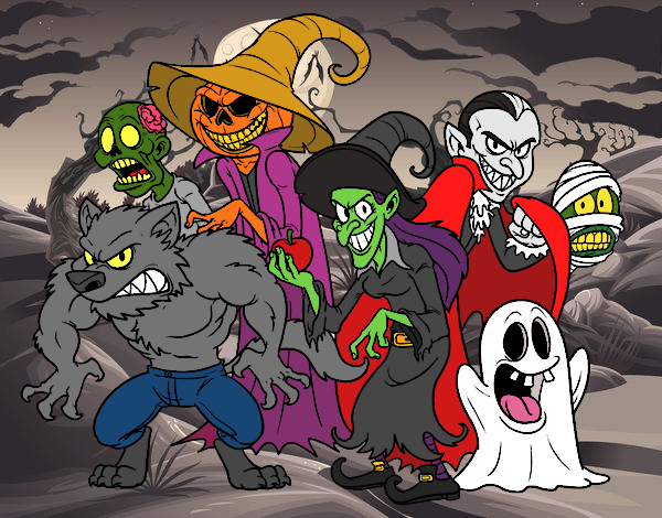 Monstruos de Halloween