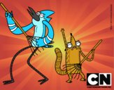 Mordecai y Rigby