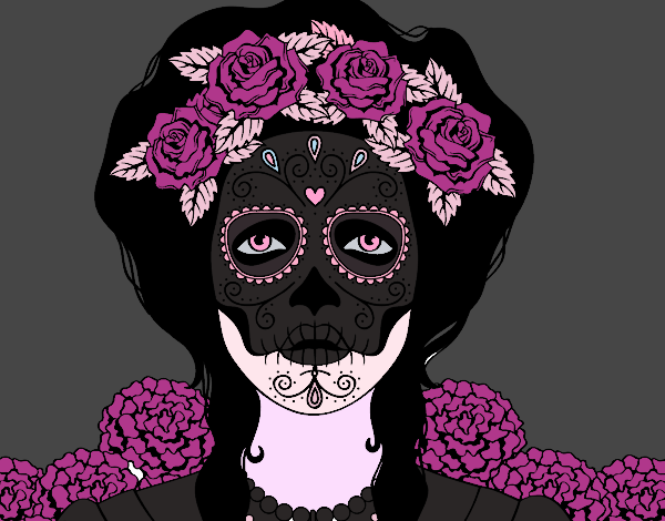 Mujer calavera mejicana