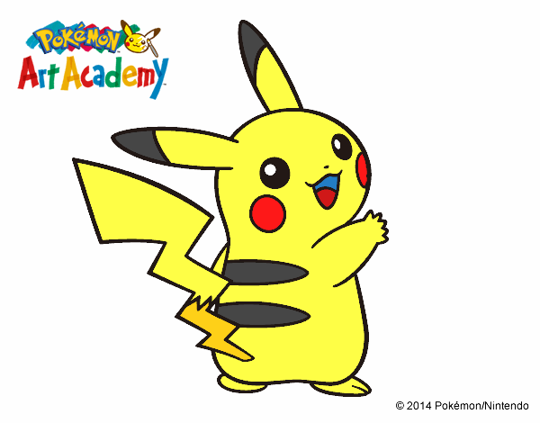 Pikachu de espaldas