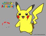 Pikachu saludando