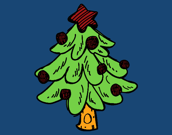 Un árbol Navidad