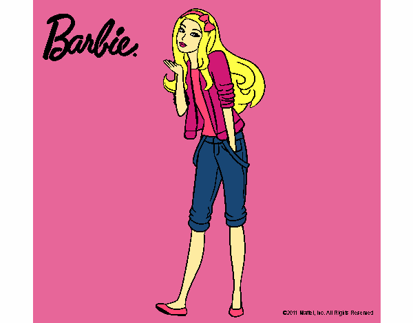 Barbie con look casual