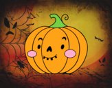 Dibujo Calabaza de Halloween simpática pintado por LOSCAR