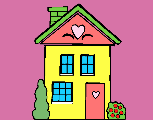 Casa con corazones