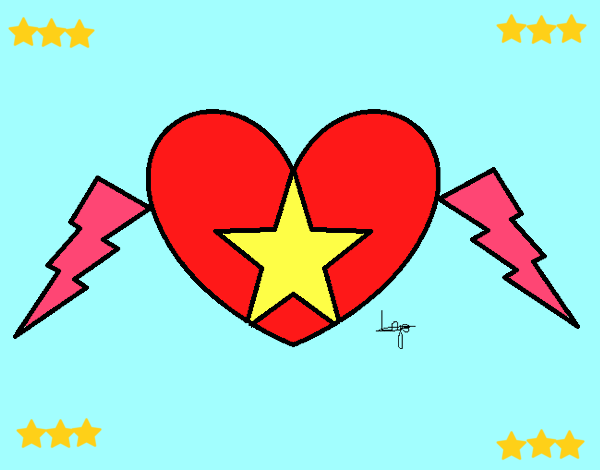 Corazón estrella