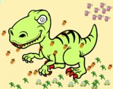 Dinosaurio velociraptor