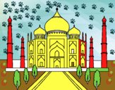 Dibujo El Taj Mahal pintado por oscar6666