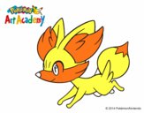 Fennekin corriendo