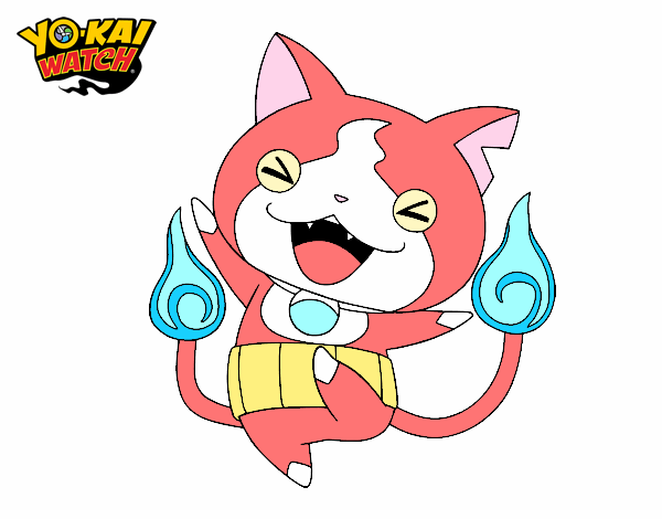 Jibanyan feliz