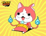 Jibanyan saludando