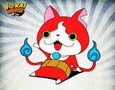 Jibanyan saludando