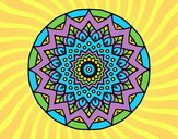 Dibujo Mandala creciente pintado por anamabelam