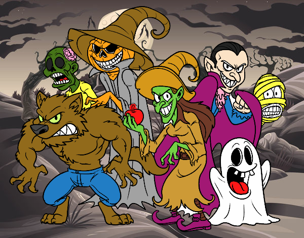 Monstruos de Halloween