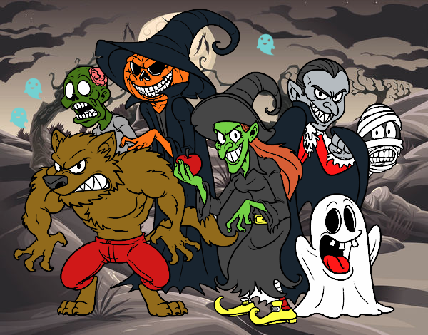 Monstruos de Halloween