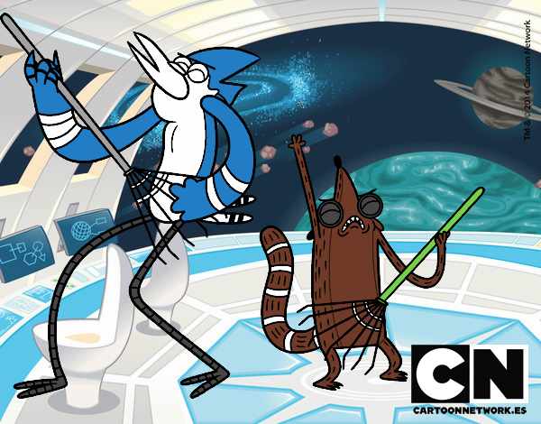 Mordecai y Rigby