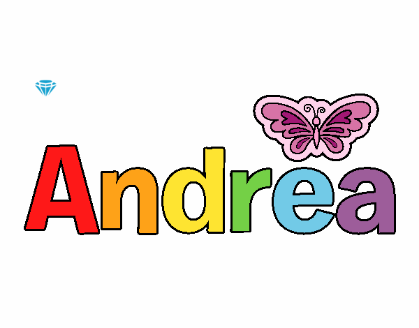 Dibujo Nombre Andrea pintado por Andrea2016