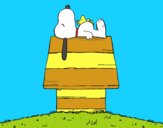 Snoopy durmiendo