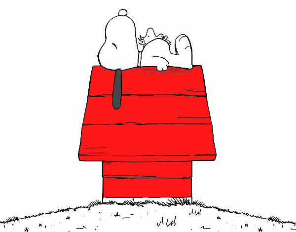 Snoopy durmiendo