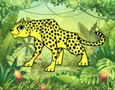Dibujo Un leopardo pintado por estrellaud
