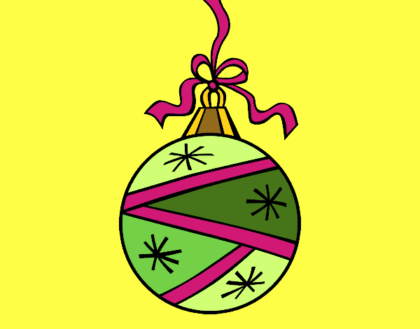 Una bola de Navidad