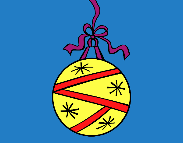 Una bola de Navidad