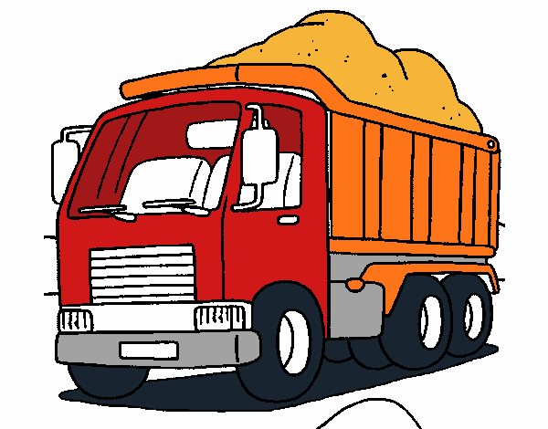 Dibujo De Camion De Carga 1 Pintado Por En Dibujos Net El Dia 15 11 16 A Las 02 31 54 Imprime Pinta O Colorea Tus Propios Dibujos