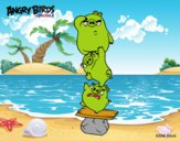 Cerdos verdes de Angry Birds