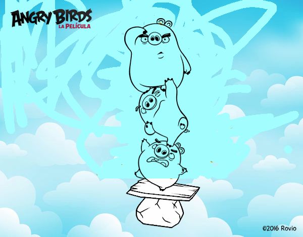 Cerdos verdes de Angry Birds