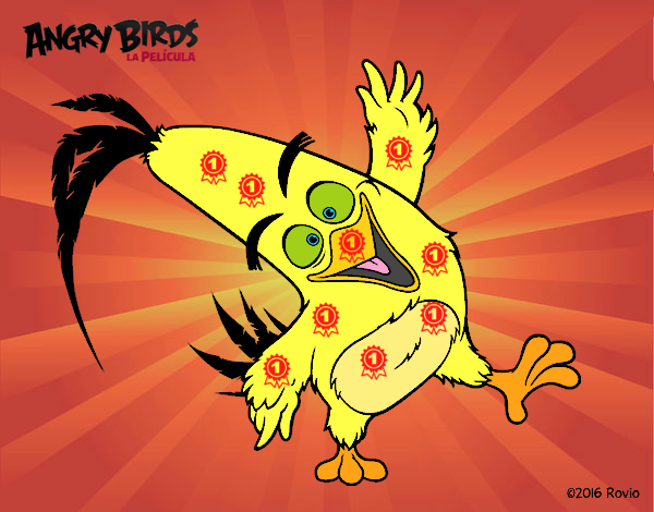 Dibujo Chuck de Angry Birds pintado por noramision