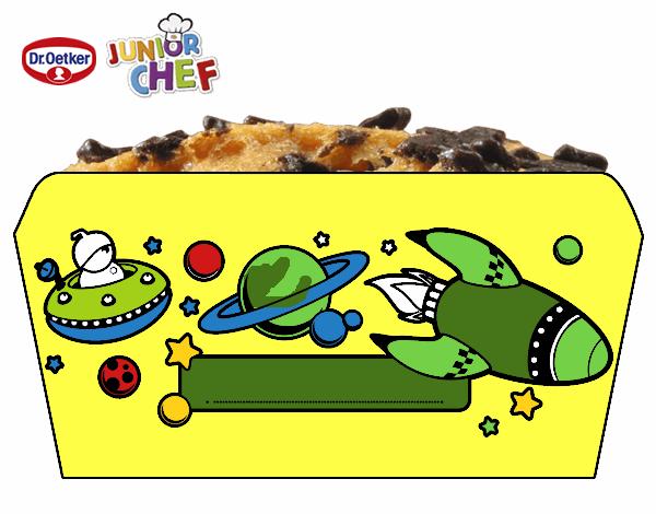 Dibujo Dr Oetker Junior Chef Molde el espacio pintado por toretobdn