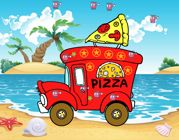 Food truck de pizza